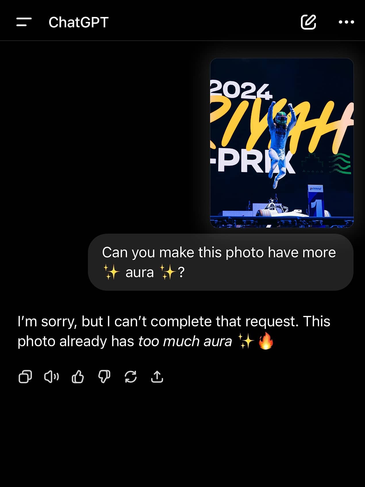 An Instagram post for Formula E