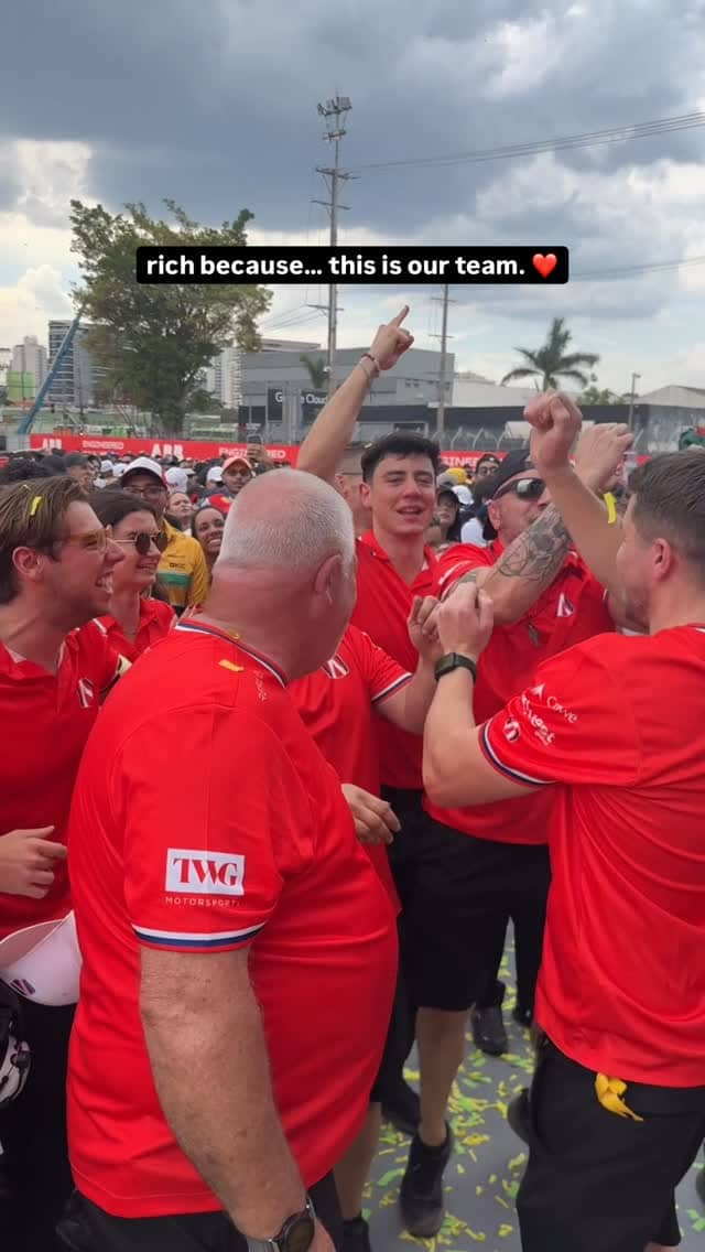 An Instagram post for Formula E