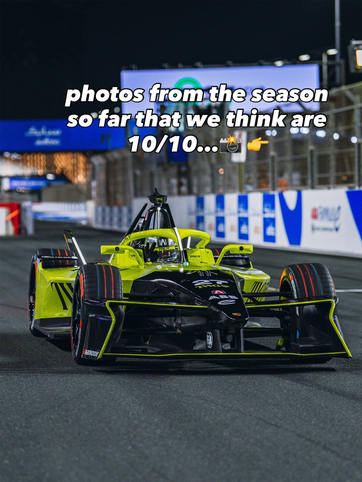 An Instagram post for FORMULA E