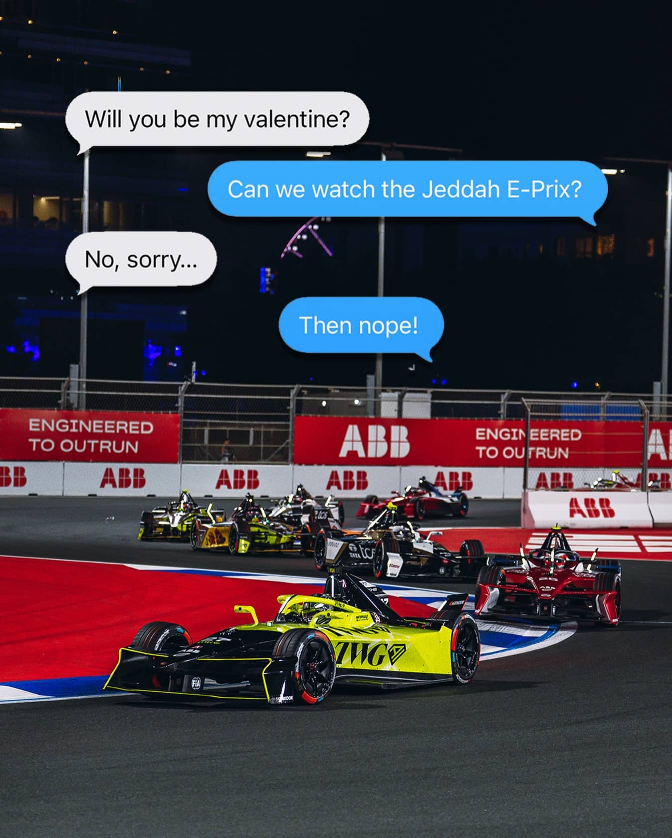 An Instagram post for FORMULA E