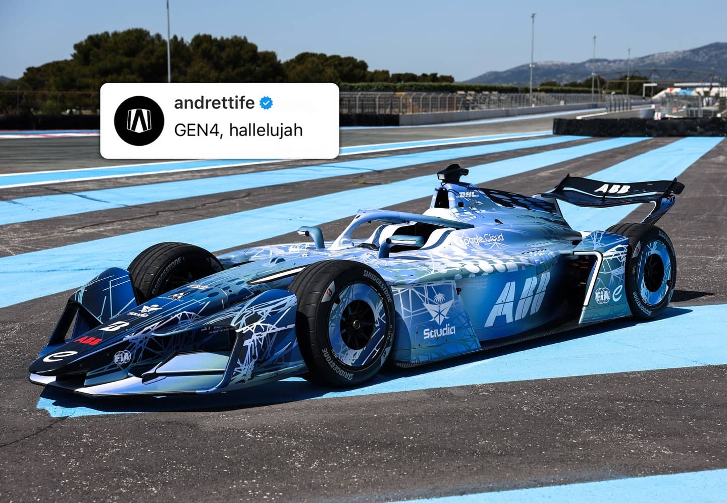 An Instagram post for FORMULA E