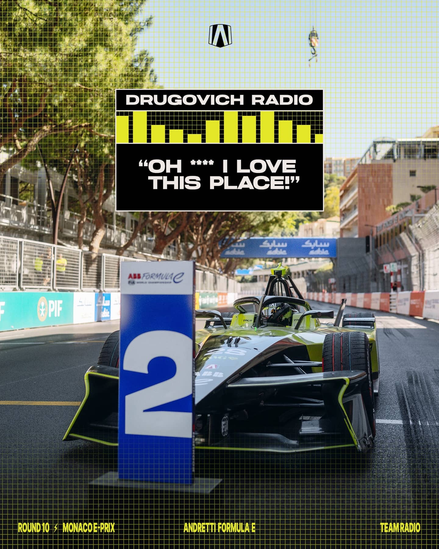 An Instagram post for FORMULA E