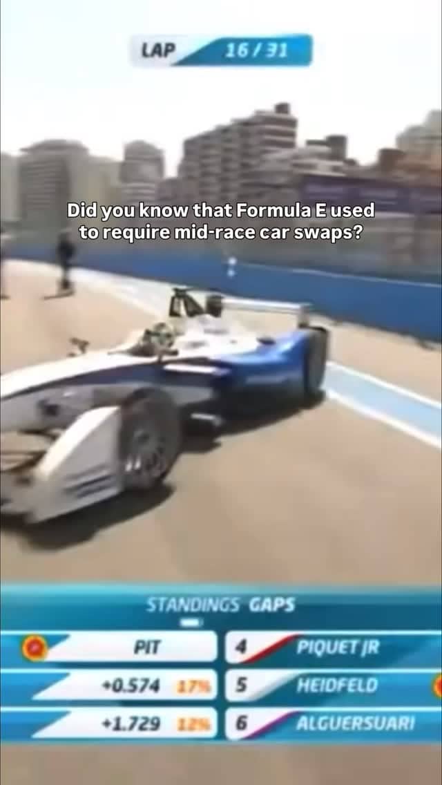 An Instagram post for FORMULA E