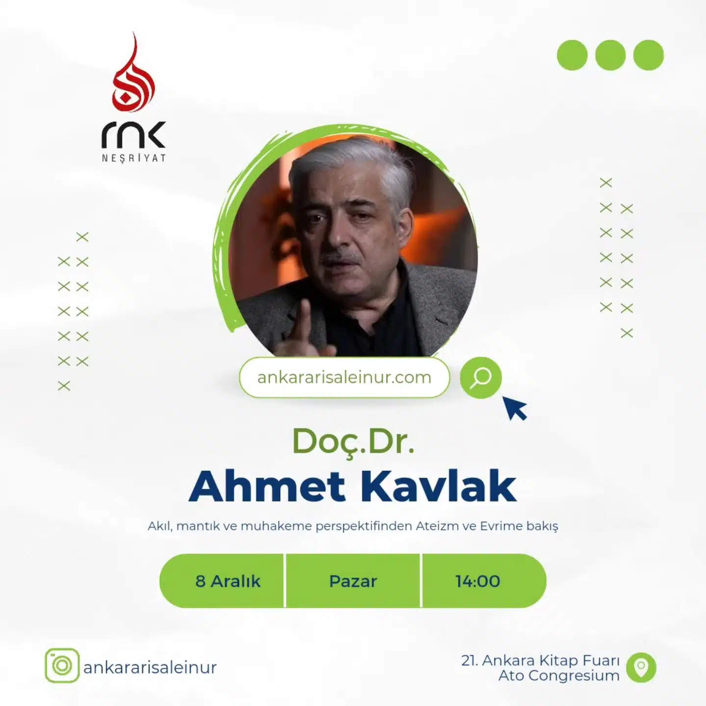 Doç. Dr. Ahmet Kavlak hocamız 21.Ankara Kitap Fuarı'nda
