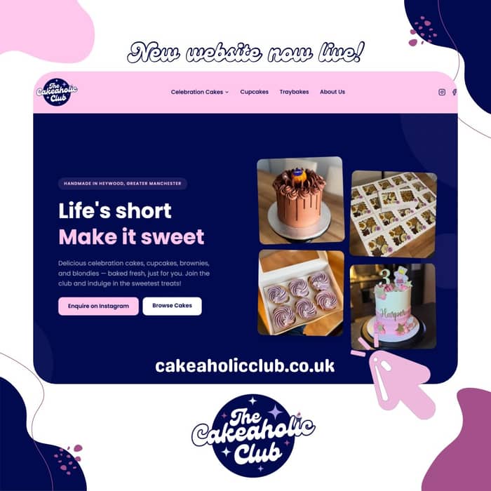 We’ve had a little upgrade… 👀✨

Our new website is now LIVE!

You can now find everything in one place — pricing, booking info, policies & more — so you can have a proper look before getting in touch💖

It’s been kindly built by my very talented fiancé (very grateful 🥹), and I’m so happy to finally share it with you all!

Take a look here: cakeaholicclub.co.uk

Let me know what you think👀🫶🏼