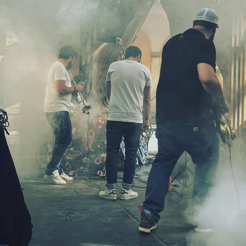 Dimanche on a fait un peu de bruit avec @thisisacme ❤️

#subsistances #lesubs #electronic #brass #brassband #electrobrass