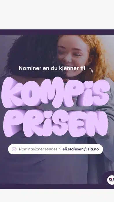 Kjenner du en skikkelig god kompis? I år deler vi ut kompisprisen både i Kristiansand og i Grimstad! Nominer en kompis som fortjener det til eli.stalesen@sia.no innen 4. Oktober💜🙌🏼 Vi sees på verdensdagen for psykisk helse den 10. Oktober! Mer info kommer. #livetrundtstudiene