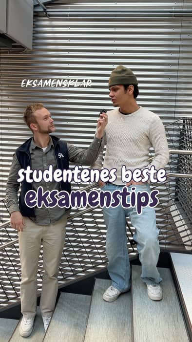 Vi spurte studentene om deres beste eksamenstips!📚📝 Masse lykke til videre med eksamensforberedelsene💜 
#eksamensklar #livetrundtstudiene #siagder #student #eksamen #eksamenstips #eksamenslesing