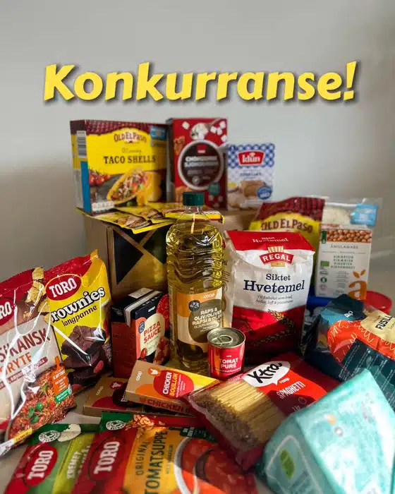 VINNER ER TRUKKET❗️ Misset du noen av studiestartkonkurransene våre? FRYKT IKKE!🤩
-
Vi kjører i gang med ENDA(🤯) en konkurranse! Denne ganger er det basis matvarer du kan vinne!
Alt du trenger å gjøre er:
-
Følg oss her på insta! 
-
Kommenter en emoji💪🏼
-
Vi trekker vinneren allerede tirsdag 3. september! LYKKE TIL!🤩