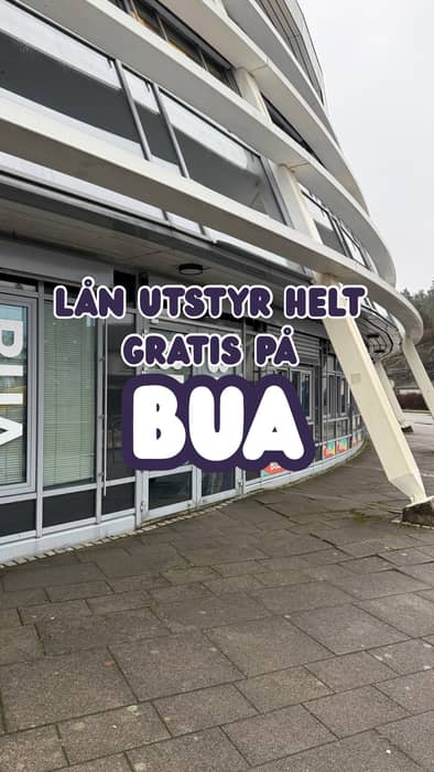 Har du lyst til å drive med noe vinteridrett eller lignende når snøen kommer, men mangler utstyr? Da er det bare å ta en tur innom BUA og låne av de🤩 #livetrundtstudiene #siagder #student #kristiansand #vinter