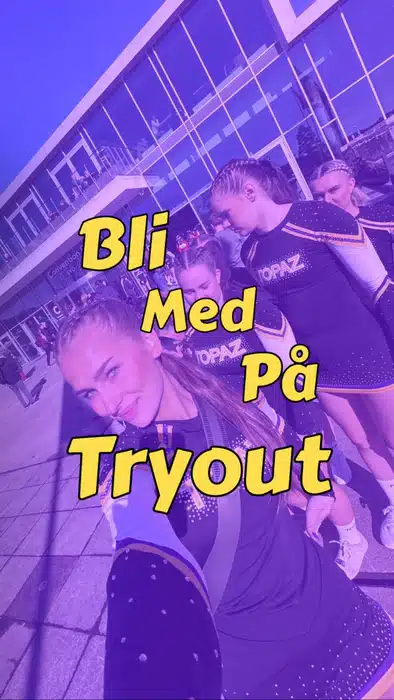 Det er tryout-season!!🙌🏼🤩 Vi ble med på tryouten til KSI Topaz cheerleading💪🏼 Vil du prøve ut en studentidrett? Sjekk ut de ulike idrettenes Instagram for informasjon om tryouts og åpne treninger🙌🏼 #livetrundtstudiene