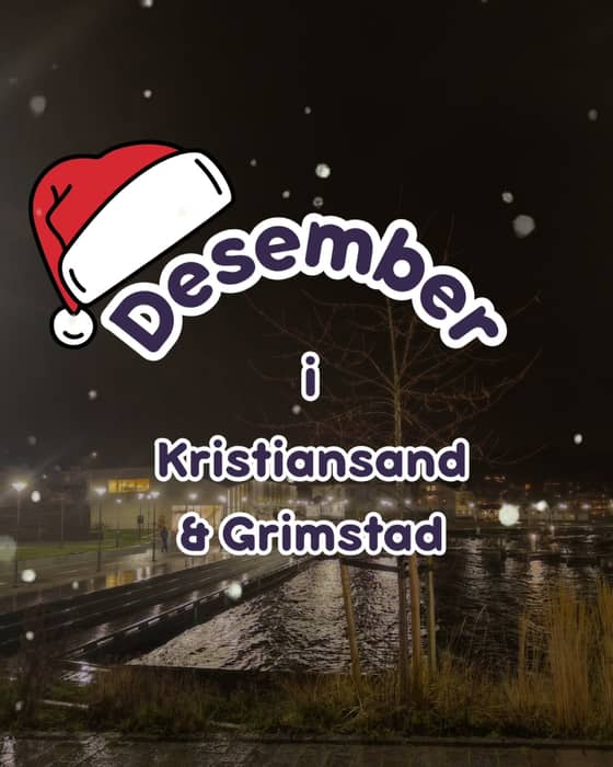 Usikker på hva det er å finne på i Desember?💜 Fortvil ikke! Vi har undersøkt hva det er å finne på i både Kristiansand og Grimstad🎄🥰🙌

Ta deg et lite avbrekk mellom eksamener og kos deg med litt julestemning 🫣🧑‍🎄

#livetrundtstudiene#Grimstad#Kristiansand