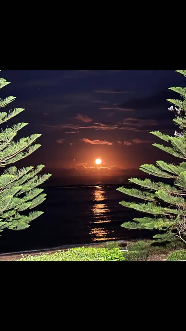 Swoon over the Moon at Toowoon #favoritetimeofyear #magic #moonovertheocean #toowoonbay
