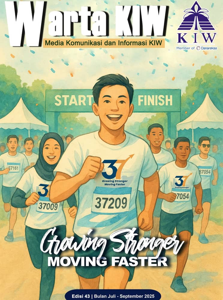 ✨📖 WartaKIW: Discover the World! 📖✨

We proudly present KIW’s official magazine: WartaKIW Edisi 43!
7 Oktober 2025 lalu, KIW berusia 37 Tahun. Seperti temanya, "Growing Stronger, Moving Faster", KIW berkomitmen untuk berkembang tangguh dan bergerak cepat menjawab tantangan zaman. WartaKIW telah menjadi saksi perjalanan PT Kawasan Industri Wijayakusuma dalam menghadirkan inovasi, pertumbuhan, dan semangat transformasi. Dari pencapaian besar hingga momen inspiratif, setiap edisi buletin ini telah merangkum cerita perjalanan kita bersama.

WartaKIW Edisi 43 (Juli – September 2025): https://s.id/WartaKIW43

Ingin menuangkan idemu dalam tulisan dan terbit bersama WartaKIW? Bawa pulang hadiah juga? Atau ingin pasang Iklanmu di WartaKIW? Yuk baca sampai habis!

Mari terus melangkah maju dengan New Mindset, New Culture, New Spirit, membawa semangat baru untuk masa depan yang lebih gemilang! 🚀💡