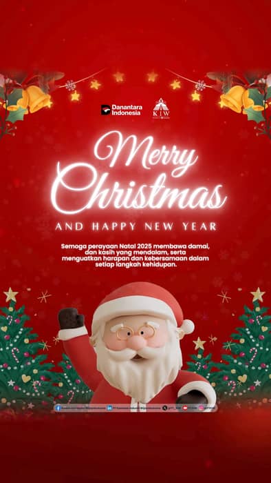 Selamat merayakan Hari Natal 2025 dan menyambut Tahun Baru 2026 bagi seluruh insan dan pemangku kepentingan yang merayakan. Semoga damai, kasih, dan sukacita Natal membawa ketenangan serta harapan baru, sekaligus menjadi semangat untuk melangkah ke tahun yang lebih baik.

Menapaki Tahun Baru 2026, PT Kawasan Industri Wijayakusuma berharap kebersamaan, kolaborasi, dan optimisme senantiasa menyertai setiap langkah. Mari kita songsong tahun baru dengan semangat positif, integritas, dan komitmen untuk terus bertumbuh dan memberikan kontribusi terbaik.