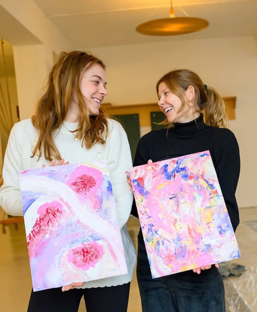 Sharing creativity, friendship and joy! 🎨💗🌸

In our workshops, it is never about creating the perfect painting. Instead, we celebrate the process, encouraging you to embrace the result exactly as it is is -  with all its flows, colourful strokes and surprises✨

Join us on the mat 🧘🏻 Next workshop: 06.09.

#creativejourney #mindfulart #artworkshops #creativefriends #joyfulmoments #artforthesoul #intuitiveart #togetherwecreate #creativityheals #flowstate #expressyourself #wellnessthroughart #meditateandpaint