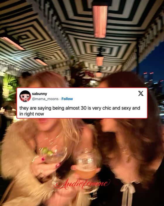 💋 30 is the new 22. We’re the first generation of women to experience this kind of freedom!
—
Audiofemme is a nonprof