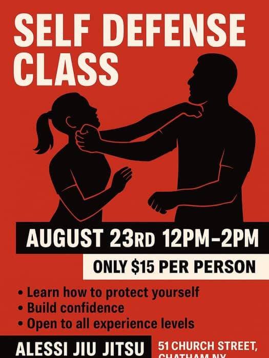 Go visit our friend over at Alessi BJJ! They are located in Chatham, New York. 💪